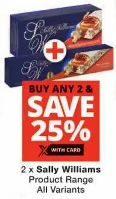 Checkers Sally Williams Product Range All Variants offer