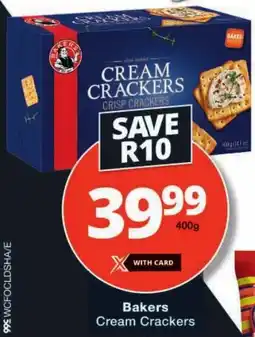 Checkers Bakers Cream Crackers offer