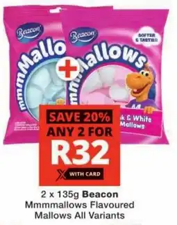 Checkers Beacon Mmmmallows Flavoured Mallows All Variants offer