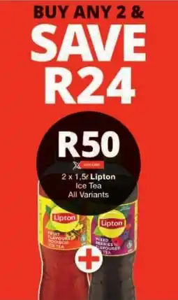 Checkers Lipton Ice Tea All Variants offer