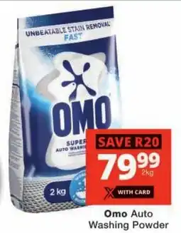 Checkers Omo Auto Washing Powder offer
