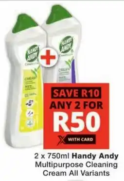 Checkers Handy Andy Multipurpose Cleaning Cream All Variants offer