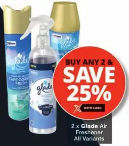 Checkers Glade Air Freshener All Variants offer