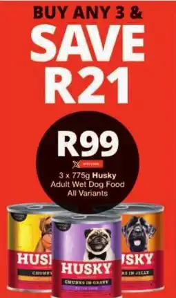 Checkers Husky Adult Wet Dog Food All Variants offer