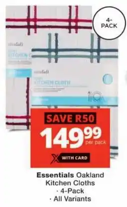 Checkers Essentials Oakland Kitchen Cloths offer