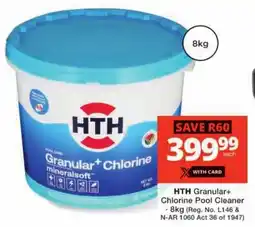 Checkers HTH Granular+ Chlorine Pool Cleaner offer