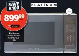 Checkers Platinum Mirror Finish Microwave offer