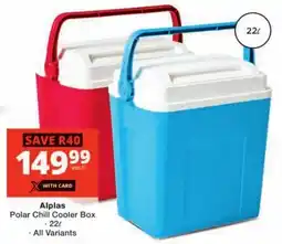 Checkers Alplas Polar Chill Cooler Box offer