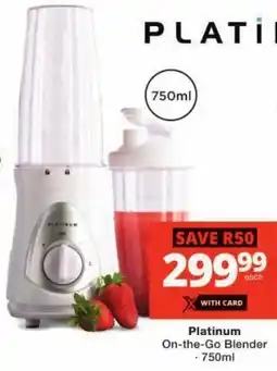 Checkers Platinum On-the-Go Blender offer
