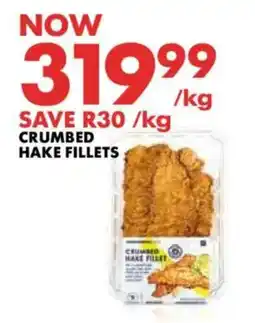 Woolworths Crumbed hake fillets offer