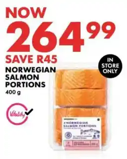 Woolworths Norwegian salmon portions offer
