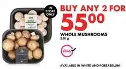 Woolworths Whole Mushrooms offer