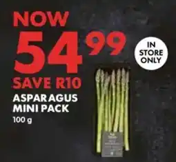 Woolworths Asparagus mini pack offer