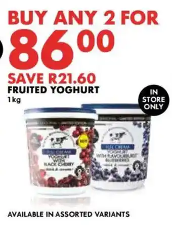 Woolworths Fruited Yoghurt offer