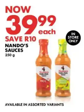 Woolworths Nando's Sauces offer