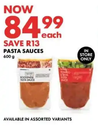 Woolworths Pasta Sauces offer