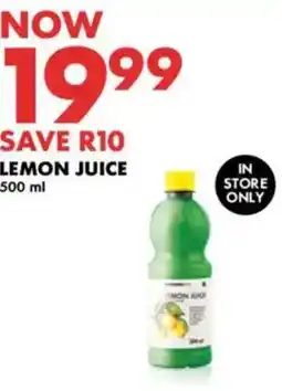 Woolworths Lemon Juice offer