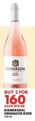 Woolworths Diemersdal grenache rosé offer