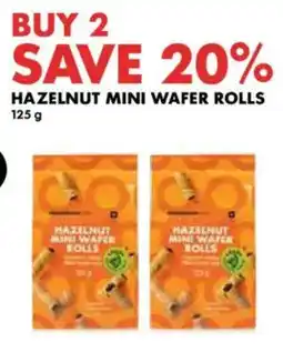 Woolworths Hazelnut mini wafer rolls offer