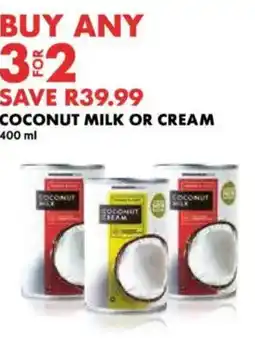 Woolworths Coconut milk or cream offer