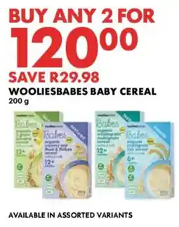 Woolworths Wooliesbabes baby cereal offer