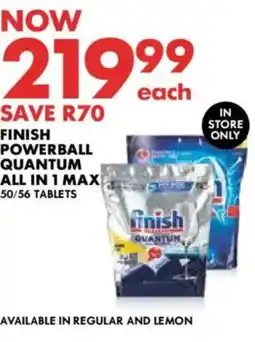 Woolworths Finish powerball quantum all in 1 max offer