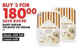 Woolworths Dairy dream tin roof ice cream offer