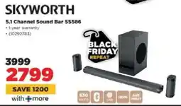 HiFi Corp Skyworth 5.1 Channel Sound Bar SS586 offer