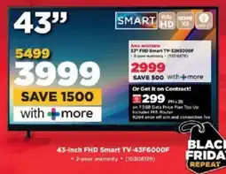 HiFi Corp Samsung 43-inch FHD Smart TV offer