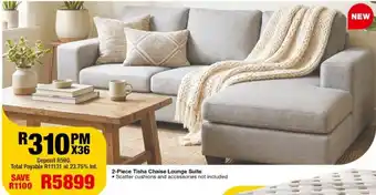 OK Furniture Tisha Chaise Lounge Suite offer