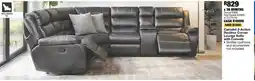 OK Furniture Camelot 2-Action Recliner Corner Lounge Suite with Console offer