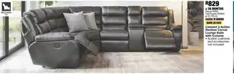 OK Furniture Camelot 2-Action Recliner Corner Lounge Suite with Console offer