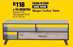 OK Furniture Megan Coffee Table offer