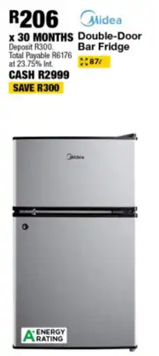 OK Furniture Midea Double-Door Bar Fridge offer