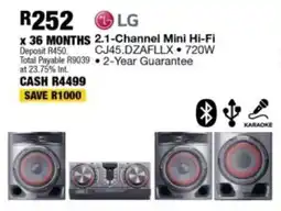 OK Furniture LG 2.1-Channel Mini Hi-Fi offer