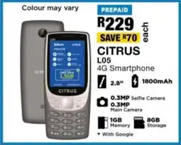OK Furniture Citrus L05 4G Smartphone offer