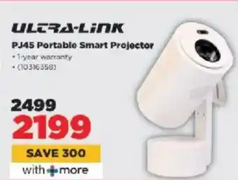 HiFi Corp Ultra-link PJ45 Portable Smart Projector offer