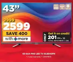 HiFi Corp Sansui 43-inch FHD LED TV offer