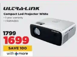 HiFi Corp Ultra-link Compact Led Projector White offer