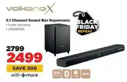 HiFi Corp Volkano X 2.1 Channel Sound Bar Supersonic offer