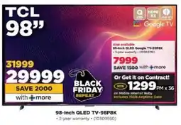 HiFi Corp TCL 98-Inch QLED TV-98P8K offer