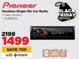HiFi Corp Pioneer Deckless Single Din Car Radio offer