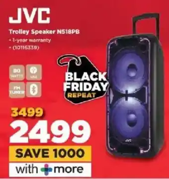 HiFi Corp JVC Trolley Speaker N518PB offer
