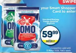 Pick n Pay Omo Hand Washing Powder Assorted-2Kg Each offer