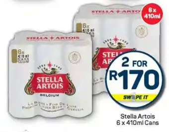 Pick n Pay Stella Artois 6 x 410ml Cans offer