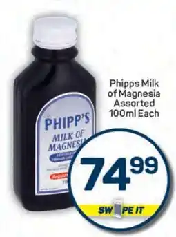 Pick n Pay Phipps Milk of Magnesia Assorted 100ml Each offer