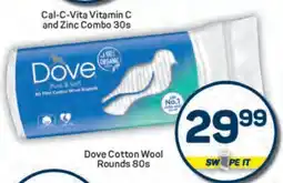 Pick n Pay Dove Cotton Wool Rounds 80s offer