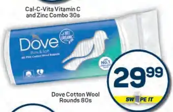 Pick n Pay Dove Cotton Wool Rounds 80s offer