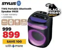 HiFi Corp Stylus TWS Portable Bluetooth Speaker MKIII offer