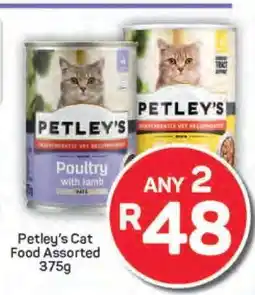 Pick n Pay Petley's Cat Food Assorted 375g offer